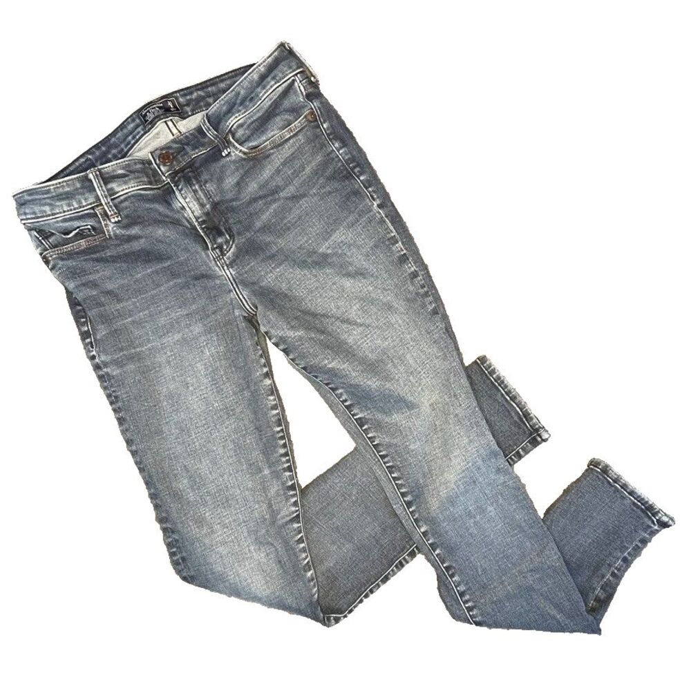 Abercrombie & Fitch Women's Skinny Jeans - Light Blue Wash